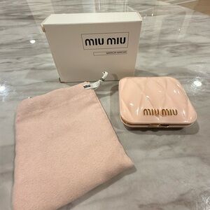 Miu Miu gwp Blush Pink Mirror Set